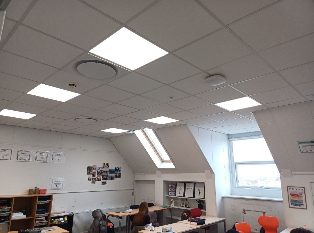 Belysning efter på Skagen skole